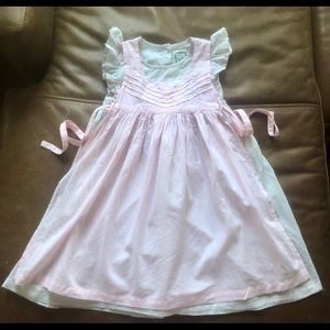 Little Prim by Mustard Pie Pink Apron Dress size 4